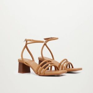 Mango Heel Strips Sandals